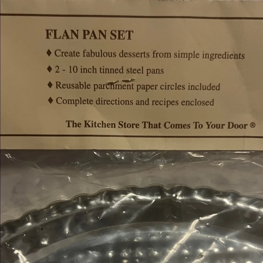 The Pampered Chef Flan Pan Set
